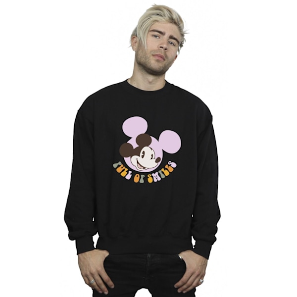 Disney Herr Mickey Mouse Full Of Smiles Sweatshirt XXL Svart Black XXL