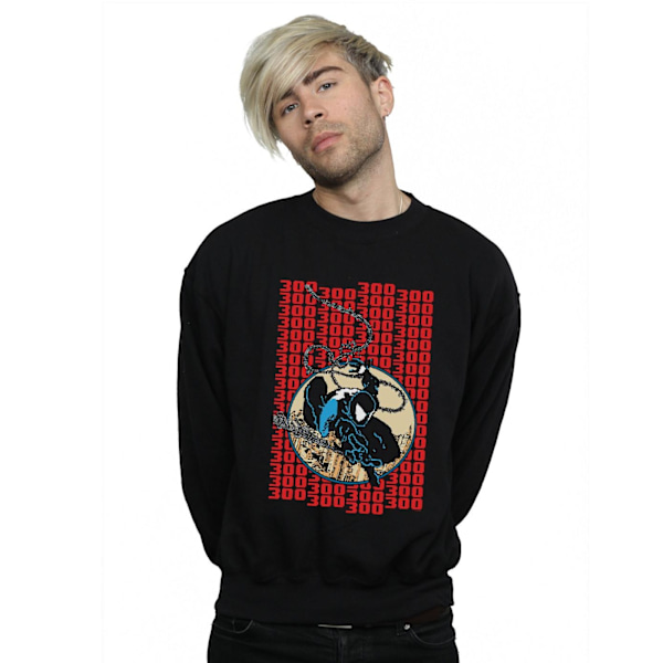 Marvel Herr Spider-Man Pixelated Cover Sweatshirt 4XL Svart Black 4XL