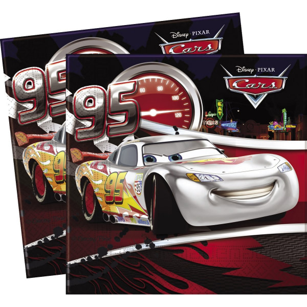 Cars Silver Edition pappersservetter (paket med 20) One Size Multico Multicoloured One Size