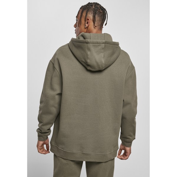 Build Your Brand Basic Oversized Hoodie för Män S Oliv Olive S