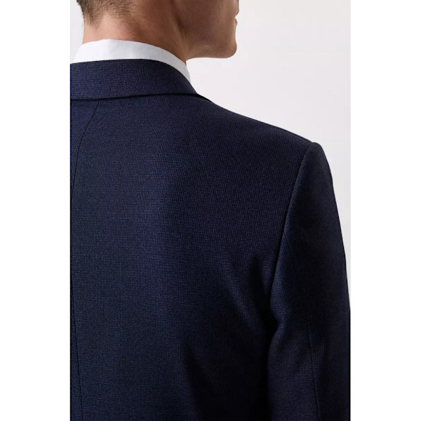 Burton Herr Marl Skräddarsydd Kavaj 48R Marinblå Navy 48R