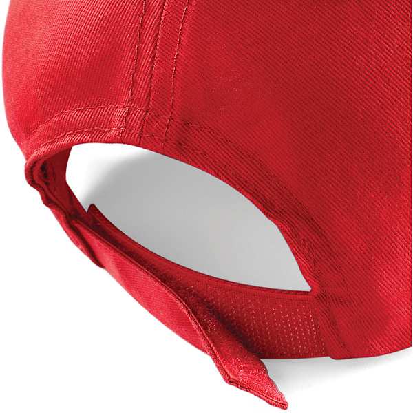 Beechfield Unisex Original 5-Panel Baseballkeps i enfärgad design, One Size Bright Red One Size