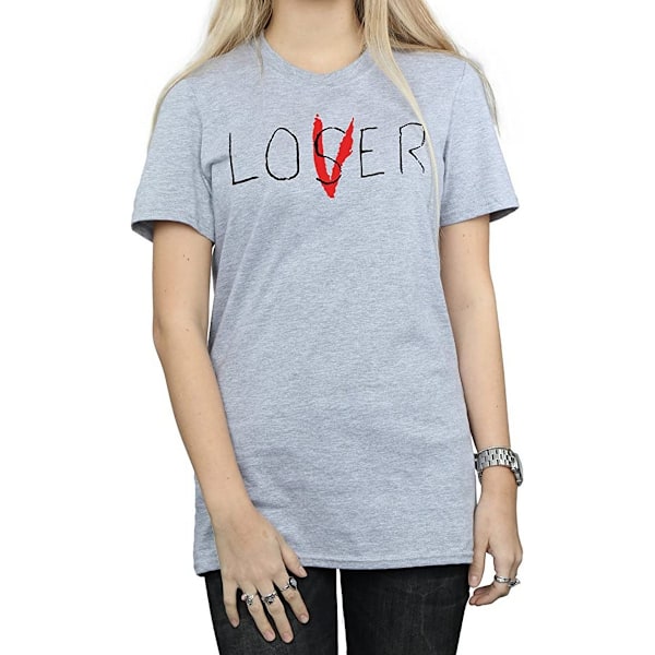 It Dam/Kvinnor Loser Lover T-Shirt XXL Sports Grey Sports Grey XXL