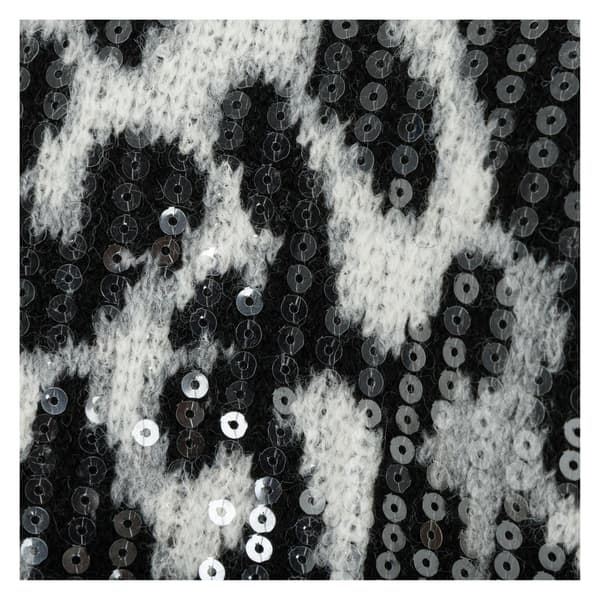 Biba Dam Leopardmönstrad Tröja 10 UK Svart/Grå Black/Grey 10 UK