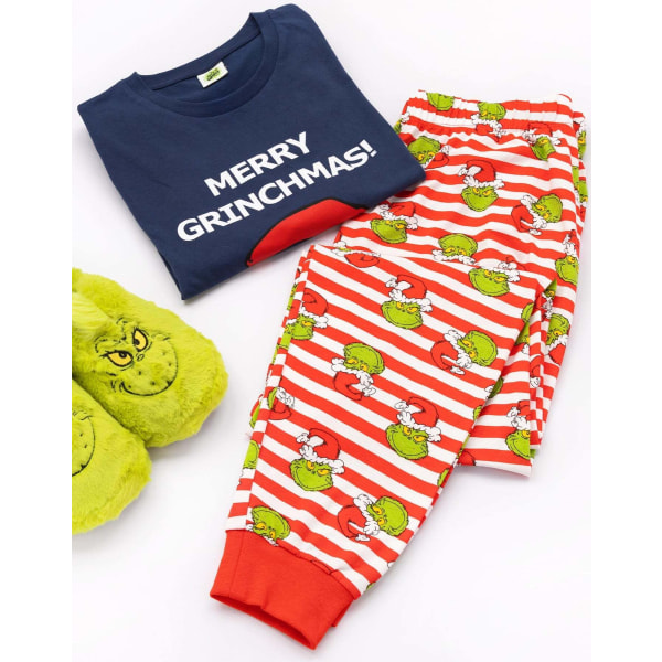 The Grinch Mens Christmas Pyjamas Set S Navy Navy S