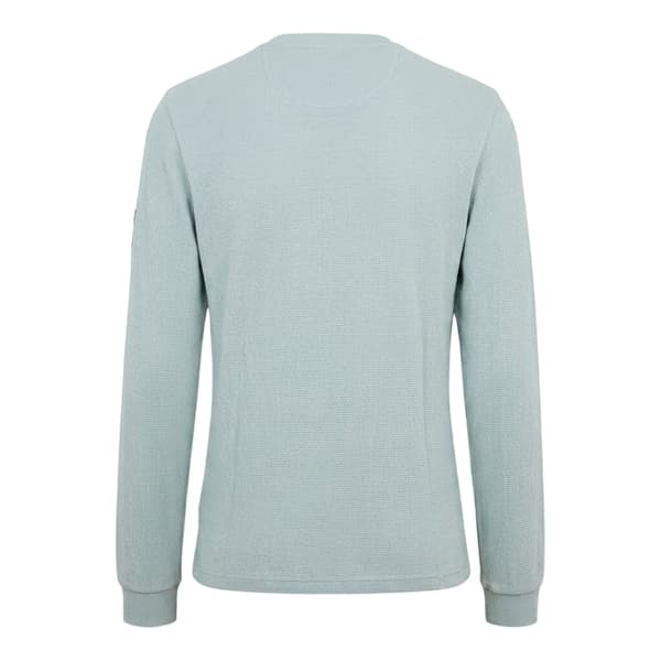 Calvin Klein Herr Våfflad Långärmad Topp S Overcast Grey Overcast Grey S