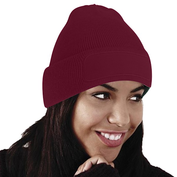 Beechfield Unisex Enfärgad Vintermössa / Huvudbonad (Perfekt för Burgundy One Size