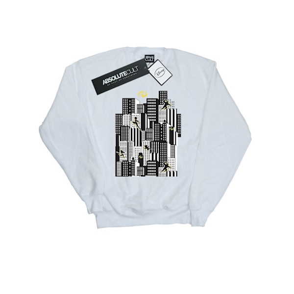 Disney Girls The Incredibles Skyline Sweatshirt 9-11 år Vit White 9-11 Years