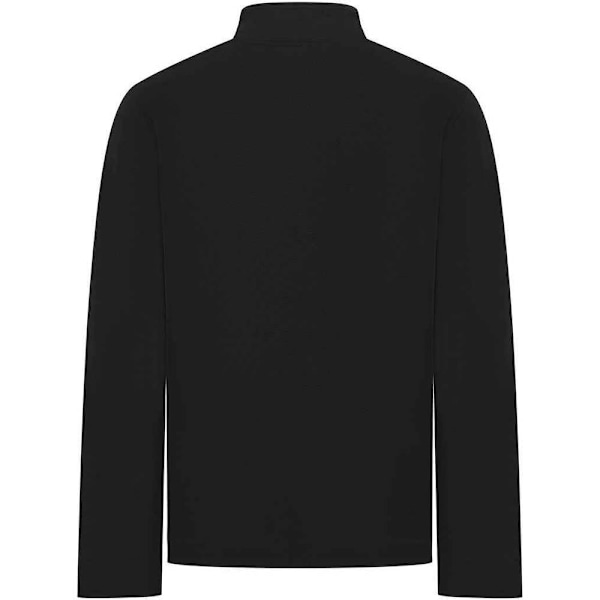 Front Row Piqué Tröja med Kvartsdragkedja Herr XXL Svart Black XXL