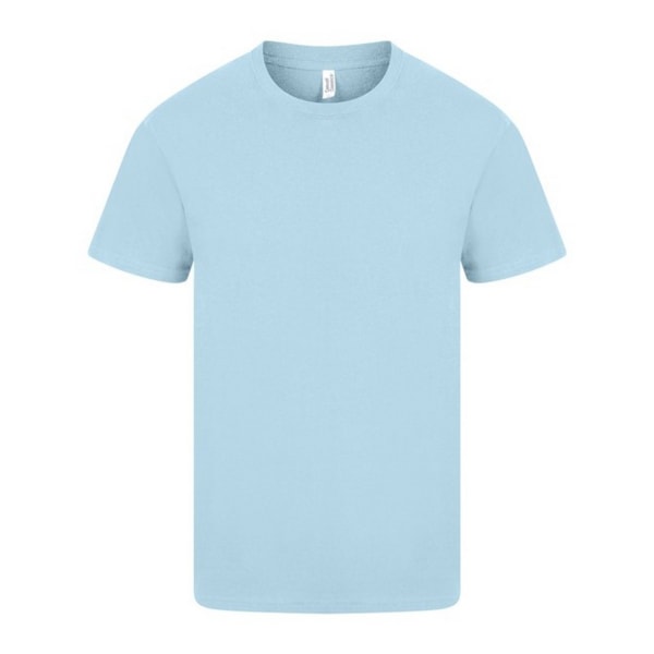 Casual Klassisk Ringspunnen T-shirt för män M Ljusblå Light Blue M