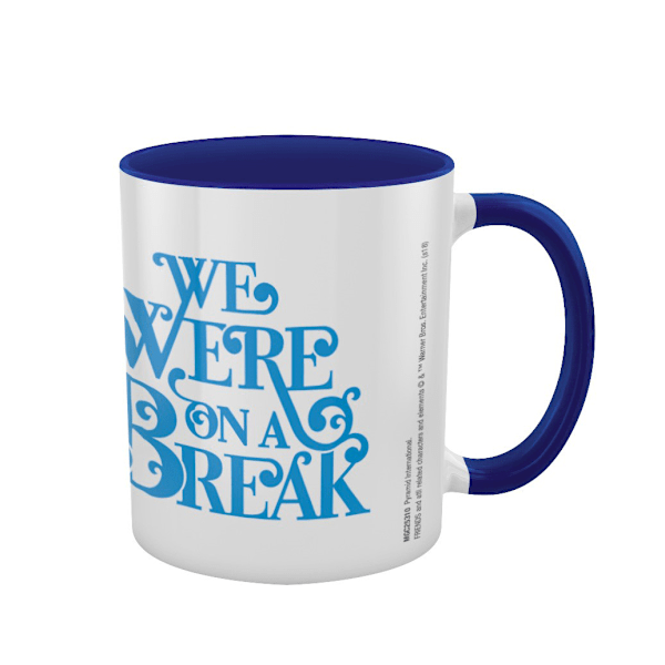 Friends On A Break Mug En Storlek Vit/Blå White/Blue One Size