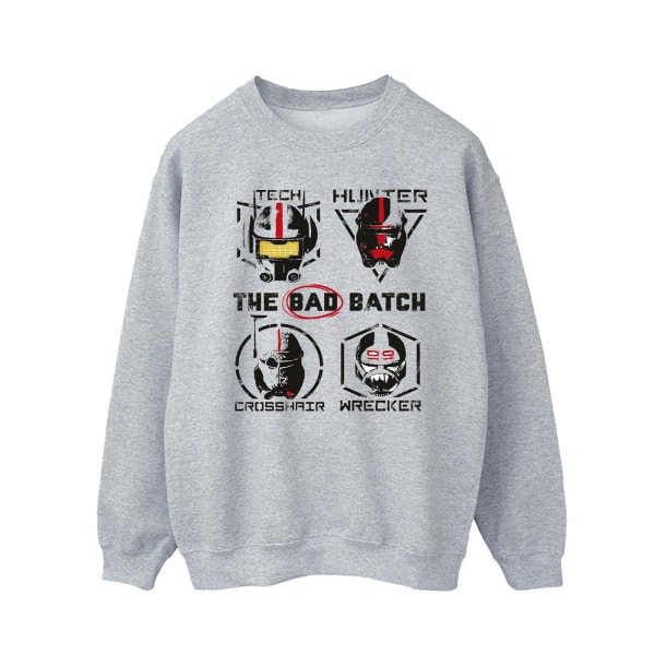 Star Wars: Bad Batch Mens Clone Force 99 Sweatshirt 3XL Sports Sports Grey 3XL