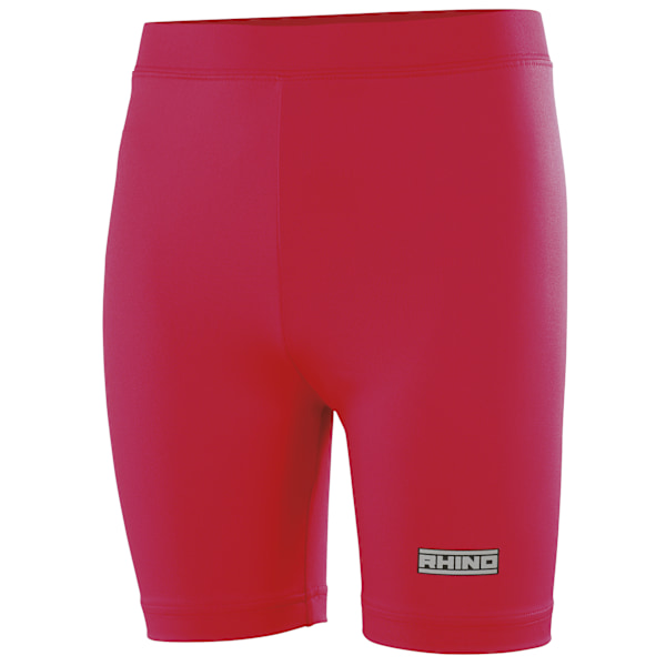 Rhino Barnunderkläder Termo Sport Baslager Shorts för Pojkar Red 5-6
