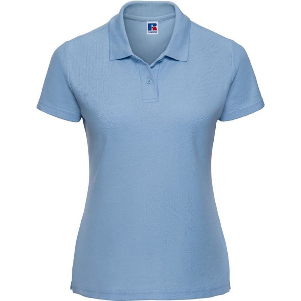 Russell Dam/Damer Classic Plain Polycotton Polotröja 8 UK Sky Blue 8 UK