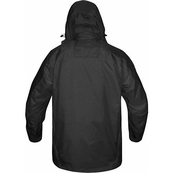 Stormtech Fusion 5 i 1 System Parka Huva Vattentät Andningsbar Black/Black 3XL