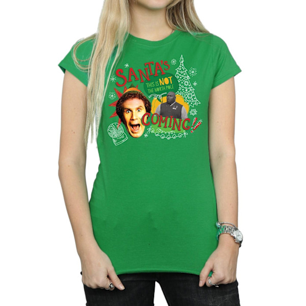 Elf Dam/Dam North Pole Bomull T-shirt S Irländsk Grön Irish Green S