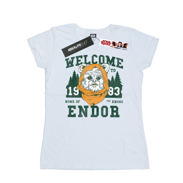 Star Wars Dam/Kvinnor Endor Camp Bomull T-shirt L Vit White L