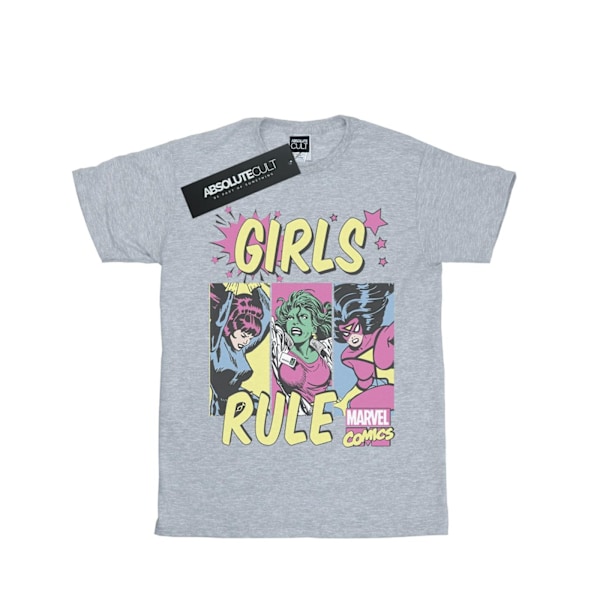 Marvel Comics Herr T-shirt Girls Rule 3XL Sports Grey Sports Grey 3XL