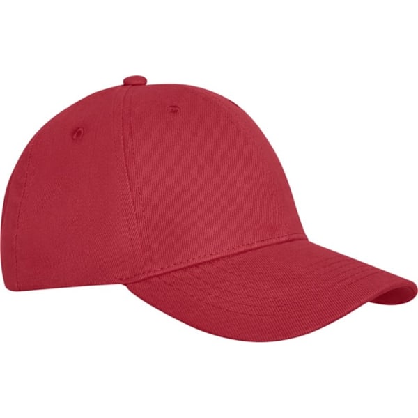 Elevate Unisex Vuxen Davis 6-Panel Keps Storlek One Röd Red One Size