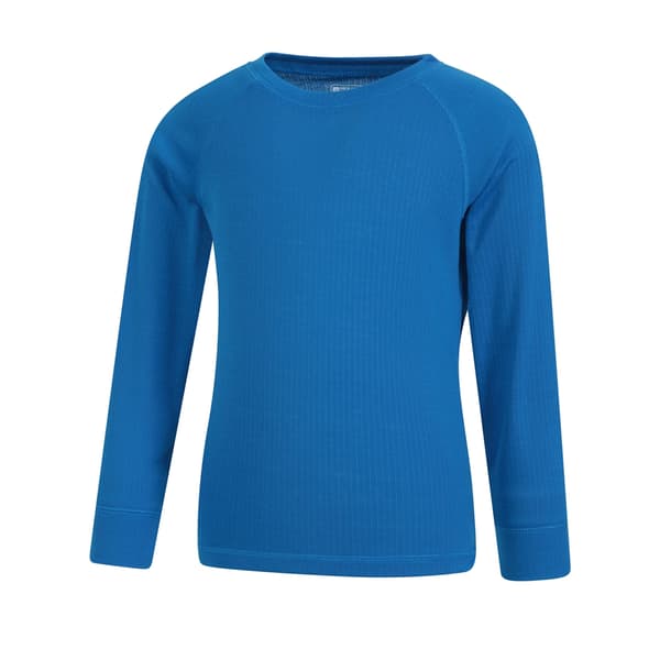 Mountain Warehouse Talus Rundhals Base Layer T-shirt för Barn Cobalt 9-10 Years