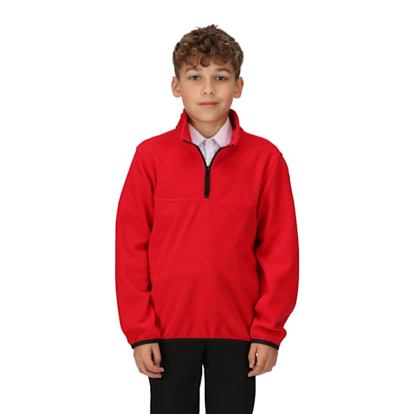 Regatta Barn/Barn Microfleece Halv Zip Fleece 5-6 År Cl Classic Red 5-6 Years