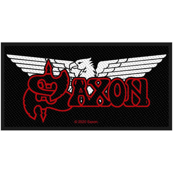 Saxon Logo Eagle Patch One Size Svart/Röd/Vit Black/Red/White One Size