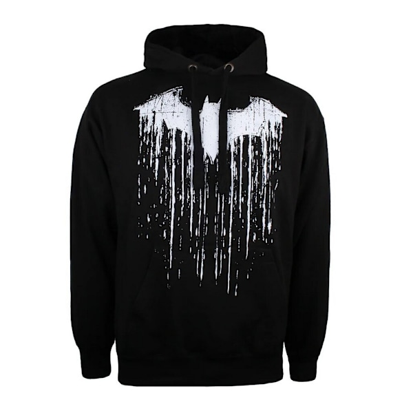 Batman Herr Paint Hoodie M Svart Black M