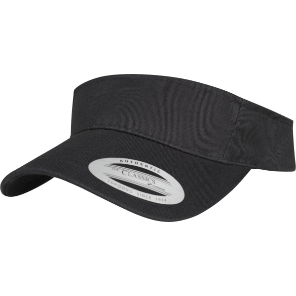 Flexfit By Yupoong Curved Visir Cap One Size Svart Black One Size