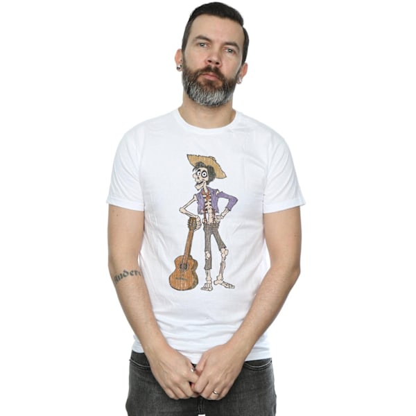 Disney Herr Coco Hector med Gitarr T-Shirt S Vit White S