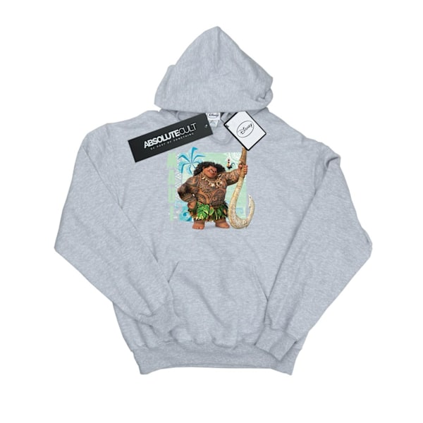 Disney Herr Moana Maui Hoodie 3XL Sports Grey Sports Grey 3XL