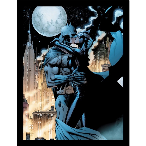 Batman Embrace Comic Cover Print 40cm x 30cm Flerfärgad Multicoloured 40cm x 30cm
