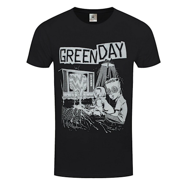 Green Day Unisex Adult TV Wasteland T-Shirt M Svart Black M