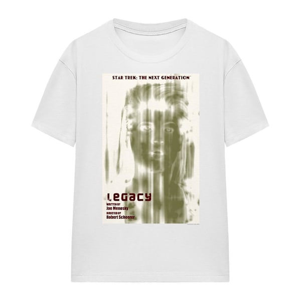 Star Trek Unisex Vuxen The Next Generation Säsong 4 Avsnitt 6 T-shirt White M