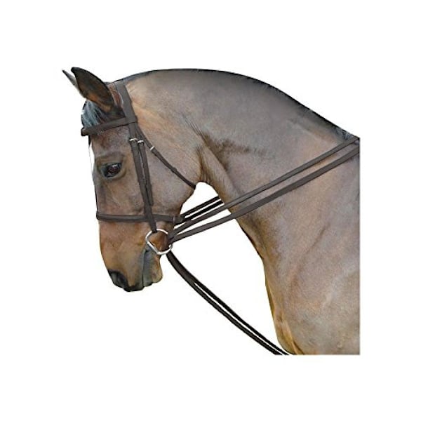 Kincade Läder Drag Reins Set En Storlek Brun Brown One Size