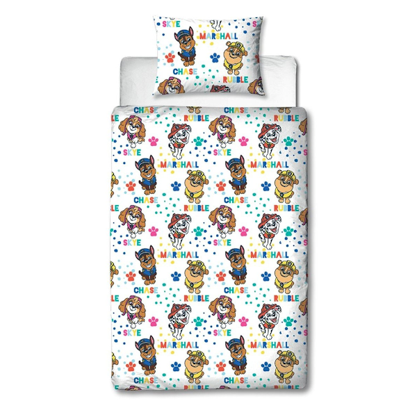 Paw Patrol Splodge Påslakanset Enkelsäng Flerfärgad Multicoloured Single