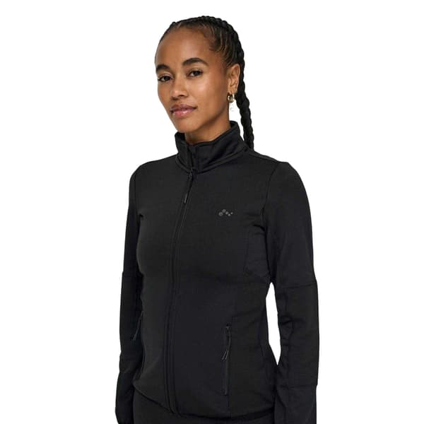 Only Play Dam Ribbade Paneler Soft Shell Jacka 10 UK Svart Black 10 UK
