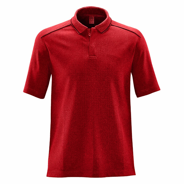 Stormtech Mens Endurance Polo Shirt XL Bright Red/Black Bright Red/Black XL