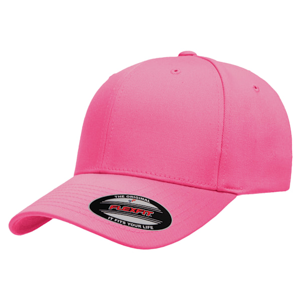 Yupoong Flexfit Fitted Baseball Cap LXL Mörkrosa Dark Pink LXL
