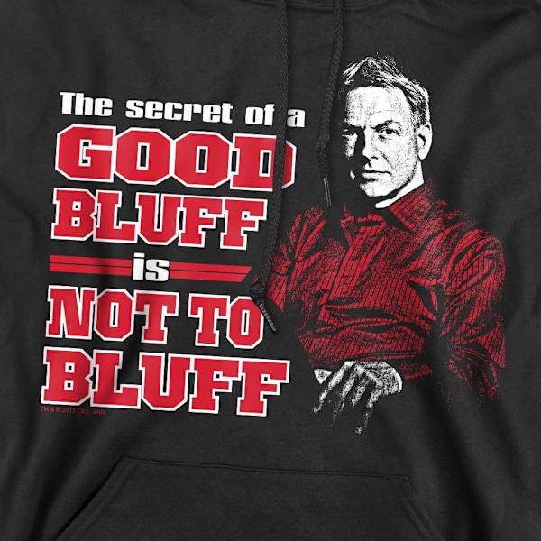 NCIS Herr No Bluffing Hoodie L Svart Black L
