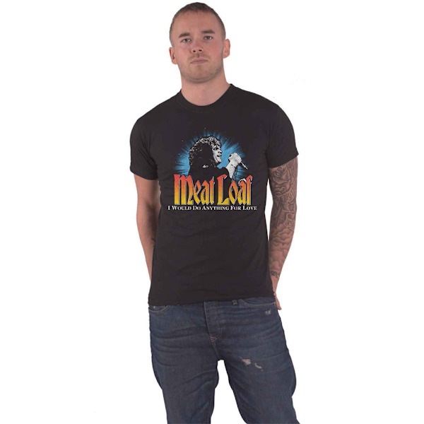 Meat Loaf Unisex Vuxen Bomull T-Shirt M Svart Black M