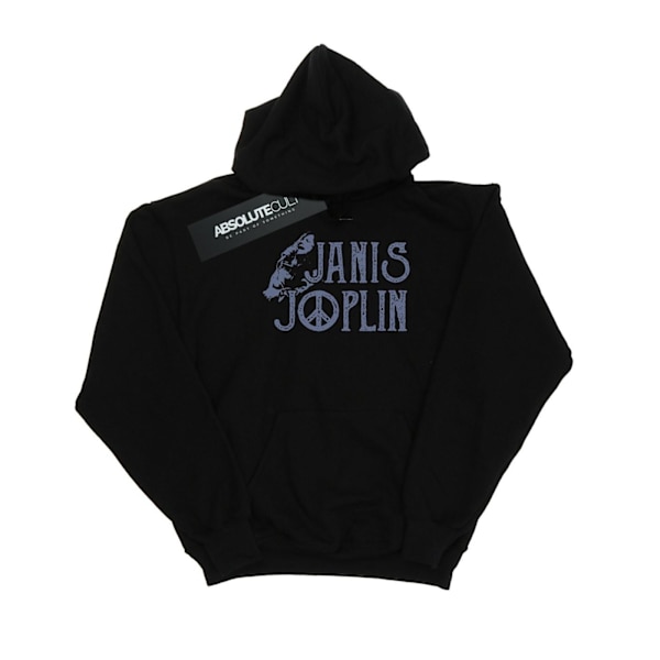 Janis Joplin Girls Type Logo Hoodie 12-13 år Svart Black 12-13 Years