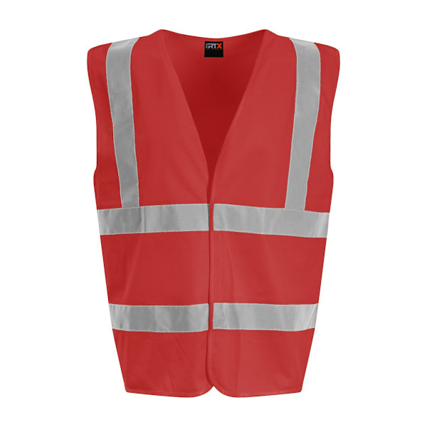 PRO RTX Unisex Vuxen Sleeveless Hi-Vis Väst M Röd Red M