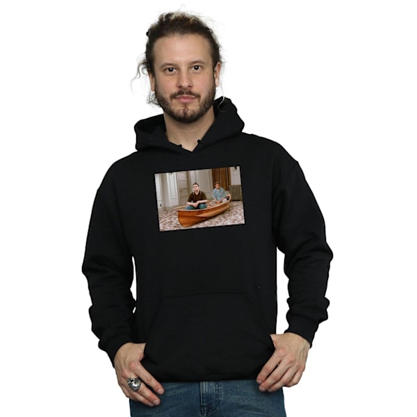 Friends Mens Boat Photo Hoodie XXL Svart Black XXL