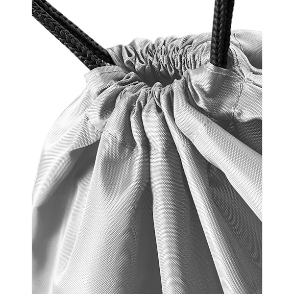 Bagbase Premium Nylon Dragkedja Väska One Size Silver Silver One Size