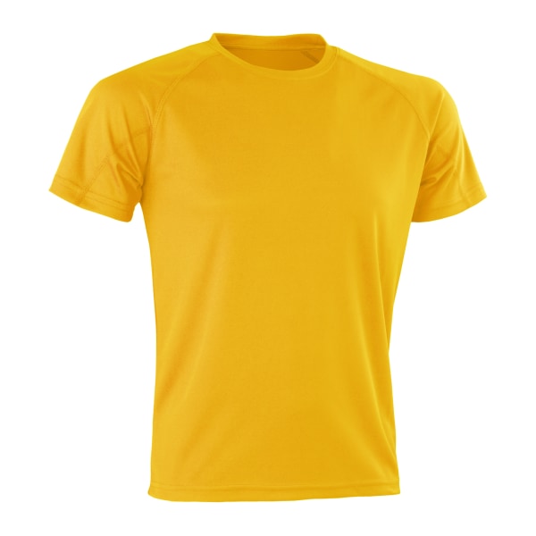 Spiro Mens Impact Aircool T-shirt XS Gold Gold XS