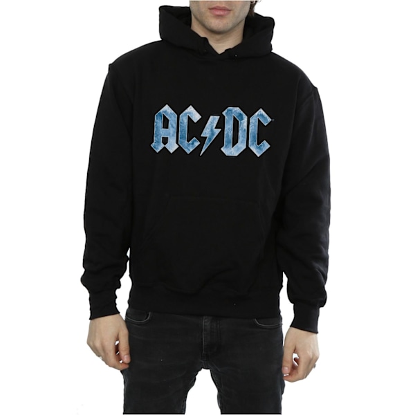 AC/DC Herr Ice Logo Bomullströja S Svart Black S