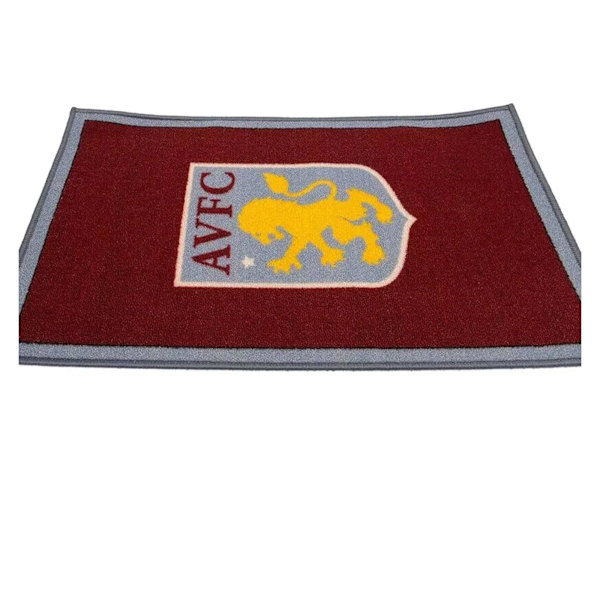 Aston Villa FC Crest Area Rug One Size Claret Red/Sky Blue Claret Red/Sky Blue One Size
