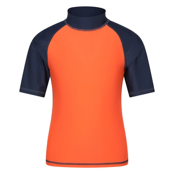 Mountain Warehouse Barn/Barn Sun Protective Kortärmad Burnt Orange 9-10 Years