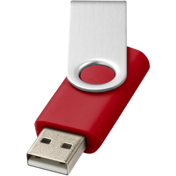 Bullet Rotate Basic USB (paket med 2) 2GB röd/silver Red/Silver 2GB