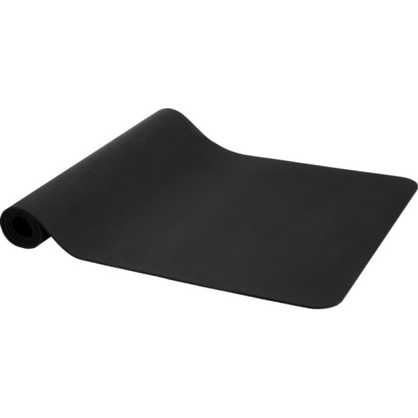 Virabha TPE Yogamatta 0,6cm x 173cm x 61cm Solid Black Solid Black 0.6cm x 173cm x 61cm